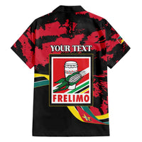 Personalized Mozambique Revolution Day Family Matching Summer Maxi Dress and Hawaiian Shirt Coat Of Arms FRELIMO - Wonder Print Shop