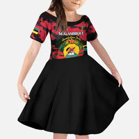 Personalized Mozambique Revolution Day Family Matching Tank Maxi Dress and Hawaiian Shirt Coat Of Arms FRELIMO - Wonder Print Shop