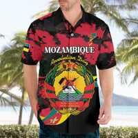 Personalized Mozambique Revolution Day Hawaiian Shirt Coat Of Arms FRELIMO - Wonder Print Shop