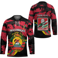 Personalized Mozambique Revolution Day Hockey Jersey Coat Of Arms FRELIMO - Wonder Print Shop