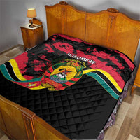 Mozambique Revolution Day Quilt Coat Of Arms FRELIMO - Wonder Print Shop