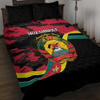 Mozambique Revolution Day Quilt Bed Set Coat Of Arms FRELIMO - Wonder Print Shop