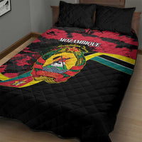 Mozambique Revolution Day Quilt Bed Set Coat Of Arms FRELIMO - Wonder Print Shop