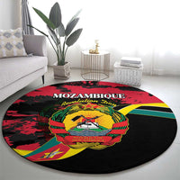 Mozambique Revolution Day Round Carpet Coat Of Arms FRELIMO - Wonder Print Shop