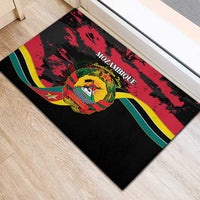 Mozambique Revolution Day Rubber Doormat Coat Of Arms FRELIMO - Wonder Print Shop