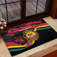 Mozambique Revolution Day Rubber Doormat Coat Of Arms FRELIMO - Wonder Print Shop