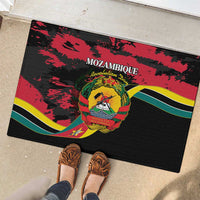 Mozambique Revolution Day Rubber Doormat Coat Of Arms FRELIMO - Wonder Print Shop