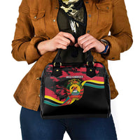 Mozambique Revolution Day Shoulder Handbag Coat Of Arms FRELIMO - Wonder Print Shop