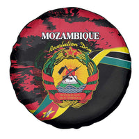 Mozambique Revolution Day Spare Tire Cover Coat Of Arms FRELIMO - Wonder Print Shop