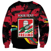 Personalized Mozambique Revolution Day Sweatshirt Coat Of Arms FRELIMO - Wonder Print Shop