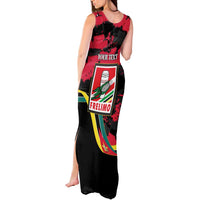 Personalized Mozambique Revolution Day Tank Maxi Dress Coat Of Arms FRELIMO - Wonder Print Shop