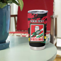 Personalized Mozambique Revolution Day Tumbler Cup Coat Of Arms FRELIMO - Wonder Print Shop