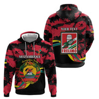 Personalized Mozambique Revolution Day Zip Hoodie Coat Of Arms FRELIMO - Wonder Print Shop