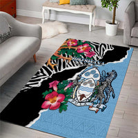 Botswana Independence Day Area Rug Coat Of Arms Devils Claw - Wonder Print Shop