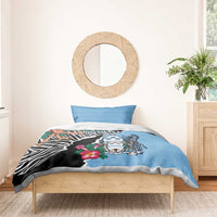 Botswana Independence Day Bedding Set Coat Of Arms Devils Claw - Wonder Print Shop