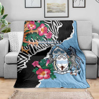 Botswana Independence Day Blanket Coat Of Arms Devils Claw - Wonder Print Shop
