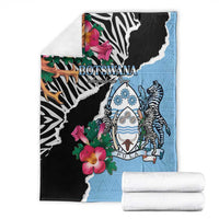 Botswana Independence Day Blanket Coat Of Arms Devils Claw - Wonder Print Shop
