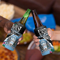 Personalized Botswana Independence Day 4 in 1 Can Cooler Tumbler Coat Of Arms Devils Claw - Wonder Print Shop