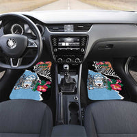 Botswana Independence Day Car Mats Coat Of Arms Devils Claw - Wonder Print Shop