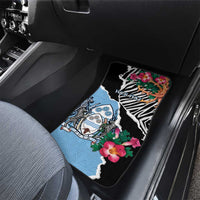Botswana Independence Day Car Mats Coat Of Arms Devils Claw - Wonder Print Shop