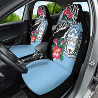 Botswana Independence Day Car Seat Cover Coat Of Arms Devils Claw - Wonder Print Shop