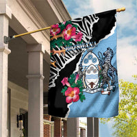 Botswana Independence Day Garden Flag Coat Of Arms Devils Claw - Wonder Print Shop