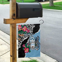 Botswana Independence Day Garden Flag Coat Of Arms Devils Claw - Wonder Print Shop