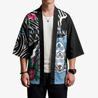 Personalized Botswana Independence Day Kimono Coat Of Arms Devils Claw - Wonder Print Shop