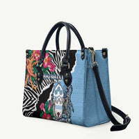 Botswana Independence Day Leather Bag Coat Of Arms Devils Claw - Wonder Print Shop