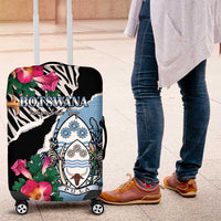 Botswana Independence Day Luggage Cover Coat Of Arms Devils Claw - Wonder Print Shop
