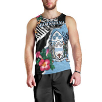 Personalized Botswana Independence Day Men Tank Top Coat Of Arms Devils Claw - Wonder Print Shop