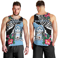 Personalized Botswana Independence Day Men Tank Top Coat Of Arms Devils Claw - Wonder Print Shop