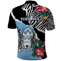 Personalized Botswana Independence Day Polo Shirt Coat Of Arms Devils Claw - Wonder Print Shop