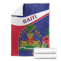 Haiti Blanket Neg Marron Ayiti Map - Hibiscus Polynesian