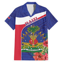 Haiti Family Matching Mermaid Dress and Hawaiian Shirt Neg Marron Ayiti Map - Hibiscus Polynesian - Wonder Print Shop