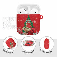 Funny Christmas Chicken AirPods Case Merry F Caw F - Wonder Print Shop