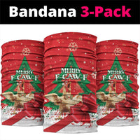 Funny Christmas Chicken Neck Gaiter Merry F Caw F - Wonder Print Shop