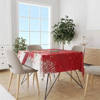 Funny Christmas Chicken Tablecloth Merry F Caw F - Wonder Print Shop
