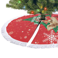 Funny Christmas Chicken Tree Skirt Merry F Caw F - Wonder Print Shop