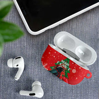 Funny Christmas Raven AirPods Case Merry F Caw F - Wonder Print Shop
