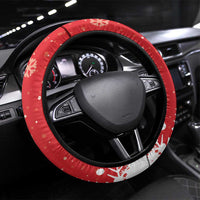 Funny Christmas Raven Steering Wheel Cover Merry F Caw F - Wonder Print Shop