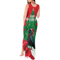 Funny Christmas Raven Tank Maxi Dress Merry F Caw F - Wonder Print Shop
