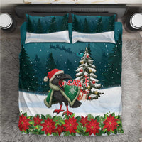 F Caw F Raven Santa Bedding Set Funny Christmas - Wonder Print Shop