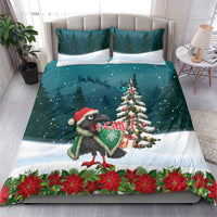 F Caw F Raven Santa Bedding Set Funny Christmas - Wonder Print Shop