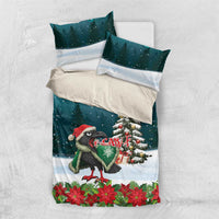 F Caw F Raven Santa Bedding Set Funny Christmas - Wonder Print Shop