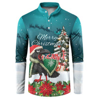 F Caw F Raven Santa Button Sweatshirt Funny Christmas - Wonder Print Shop