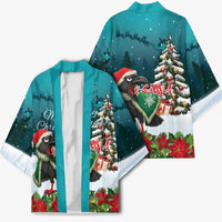 F Caw F Raven Santa Kimono Funny Christmas - Wonder Print Shop