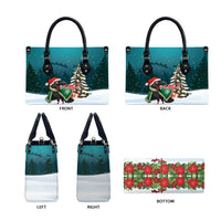 F Caw F Raven Santa Leather Bag Funny Christmas - Wonder Print Shop