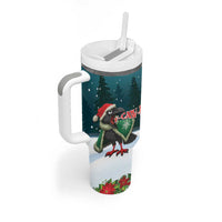 F Caw F Raven Santa Tumbler With Handle Funny Christmas - Wonder Print Shop