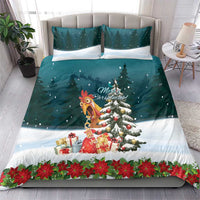 F Caw F Chicken Bedding Set Funny Christmas - Wonder Print Shop